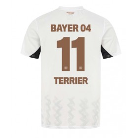 Pánské fotbalový oblečení Bayer Leverkusen Martin Terrier #11 Venkovní košile 2024-25 Krátkým Rukávem